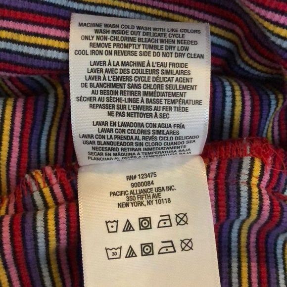 Juicy Couture Thermal Rainbow Striped Bodycon Midi Dress - Picture 13 of 15